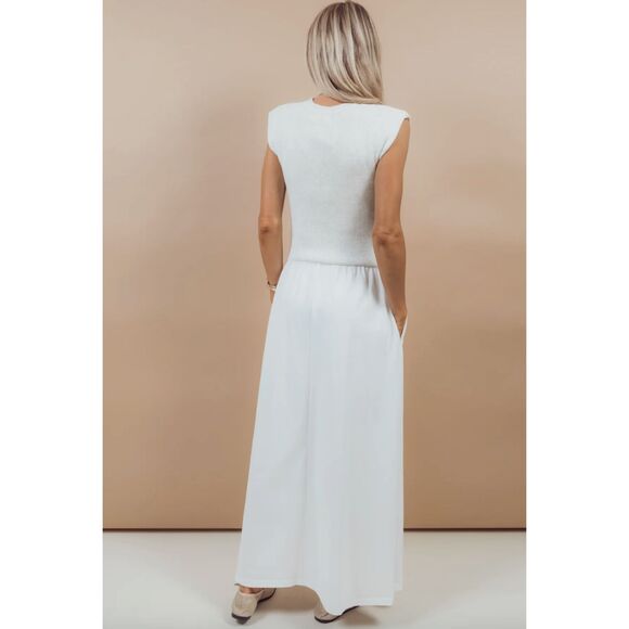 Shop Stevie Cottagecore Two Tone Midi Dress Size Medium - Picture 4 of 10